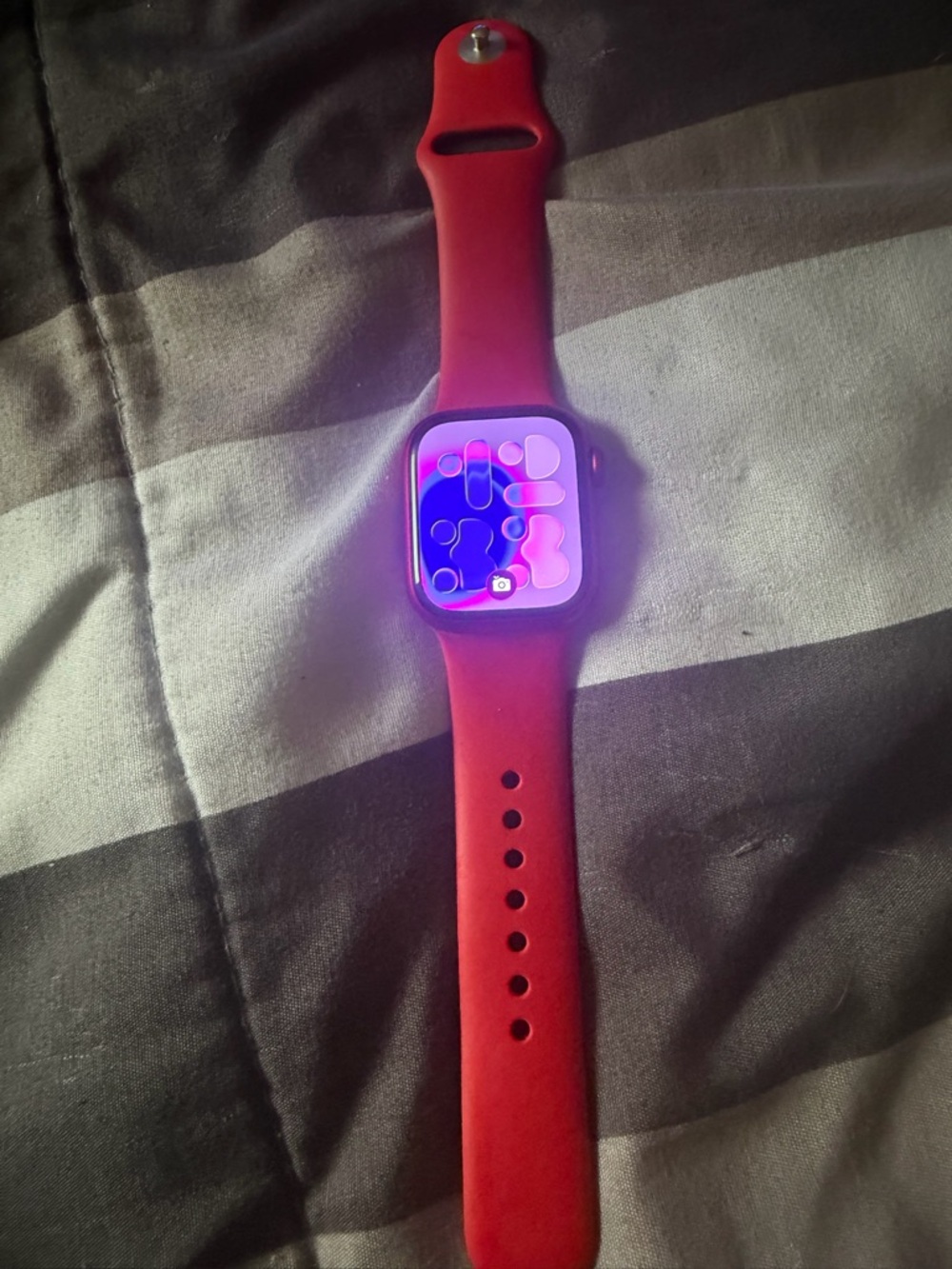 Apple Watch White Box with Red Accent